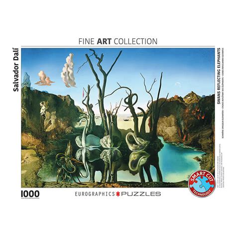 Eurographics Salvador Dali Swans Reflecting Elephants Piece Puzzle