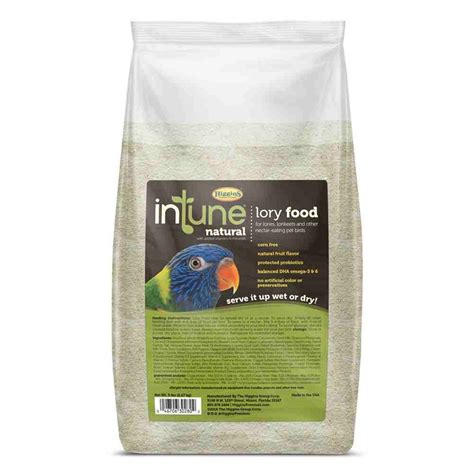 Higgins InTune Natural Lory Bird Food, 5-lb Bag | NaturalPetWarehouse.com