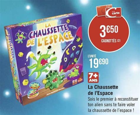 Promo La chaussette de lespace chez Géant