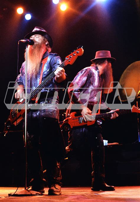 Zz Top Performing Live On The Eliminator Tour At The Odeeon Hammersmith