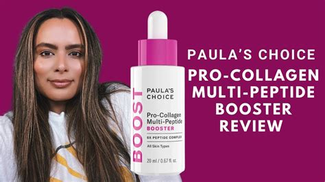 Paula S Choice Pro Collagen Multi Peptide Booster Review Nadia Vega