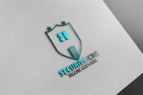 Home Security Logo | Security logo, Create logo design, Custom logo design