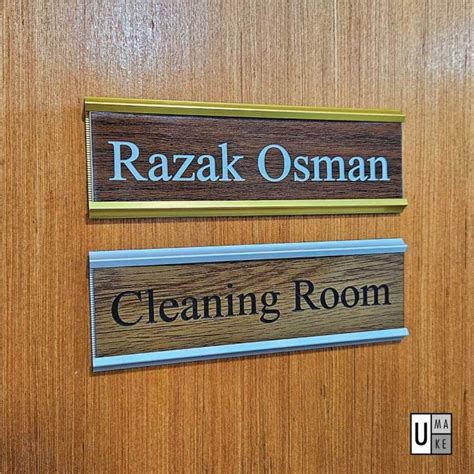 Changeable Nameplate Signage Office Sign Custom Clinic Room Ceo Manager