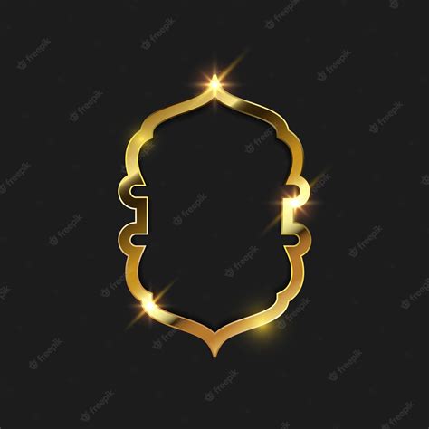 Premium Vector | Gold frame vector illustration design