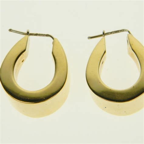 Pair Of 18ct Gold Hoop Earrings Db Gems