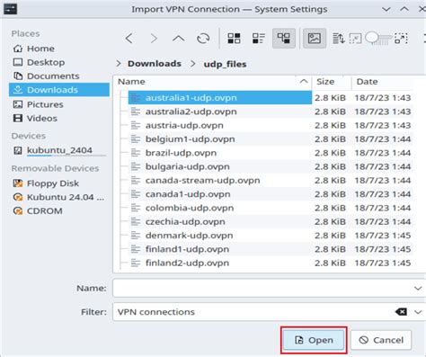 How To Setup Openvpn On Kubuntu Linux Fastestvpn Support