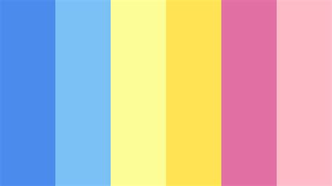 Pink Blue Yellow Color Palette Atelier Yuwaciaojp