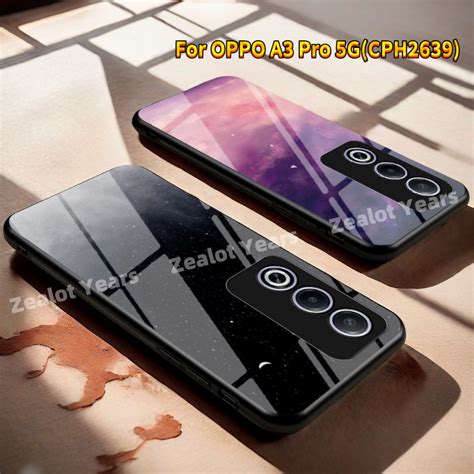 สาหรบ OPPO A3 Pro 5G CPH2639 A3Pro 2024 Hard กนกระแทกกระจกนรภยเคส