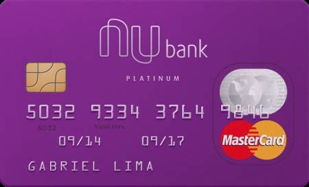 Cart O De Cr Dito Nubank Mastecard Platinum Mastercard