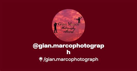 Gian Marcophotograph Instagram TikTok Linktree