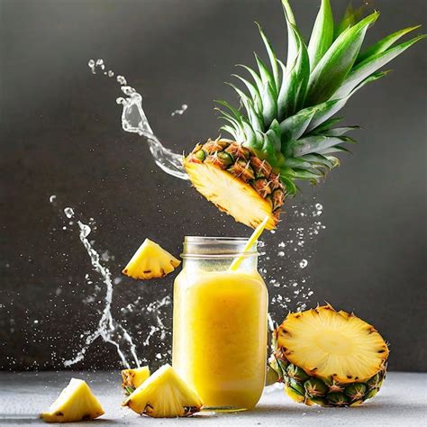 Premium Photo Ripe Whole Pineapple Isolated On White Background