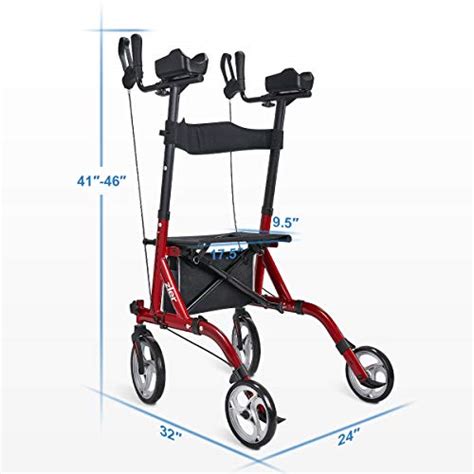 Buy Zler Rollator Walker Tall Walker With 10 Front Wheels Stand Up