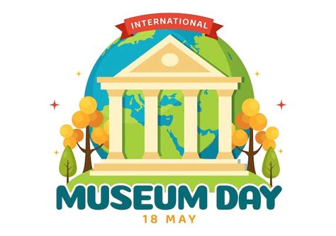 Premium Vector International Museum Day On May Illustration With