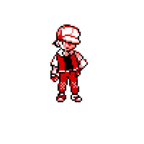 Pixilart - pokemon trainer red by g619096