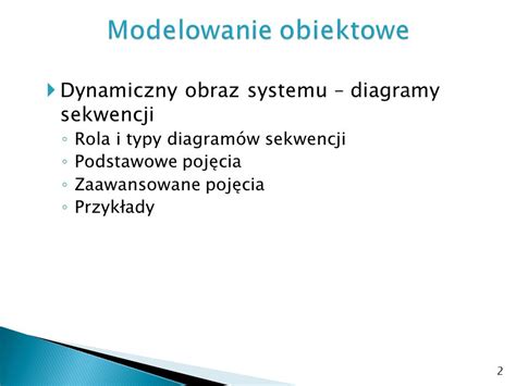 Modelowanie Obiektowe Diagramy Sekwencji Ppt Pobierz