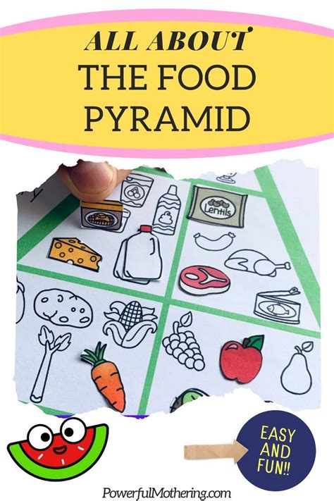 Free Printable Food Pyramid Activities