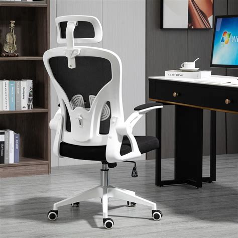 Ahua Sedia Da Ufficio Ergonomica In Rete Supporto Lombare Con