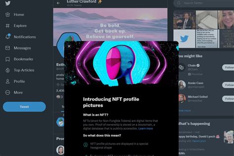 Twitter Brings Nfts To The Timeline As Hexagon Shaped Profile Pictures