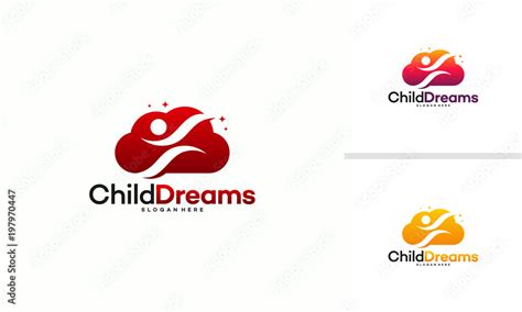 Cloud Dreams logo designs, Online Learning logo designs vector, Kids ...