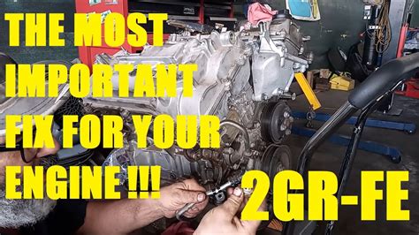 How To Replace The VVTI Oil Line Toyota 3 5 Liter V6 2GR FE Rav4