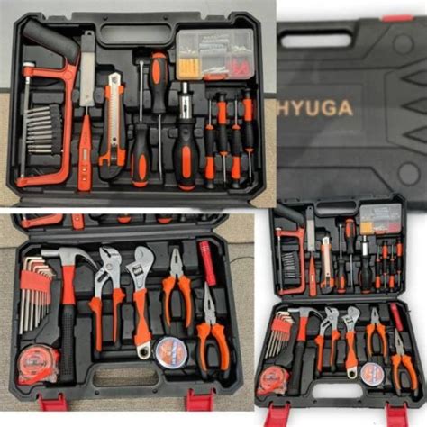 Jual Alat Tukang Tool Kit Kunci Lengkap Full Set 102pcs Merk HYUGA