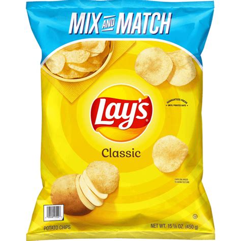 Lays Mix And Match Classic Potato Chips 1588 Oz Meriendas Papitas Y