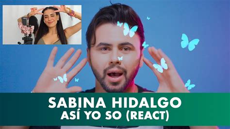 Reação Así yo soy BIA Cover Sabina Hidalgo YouTube