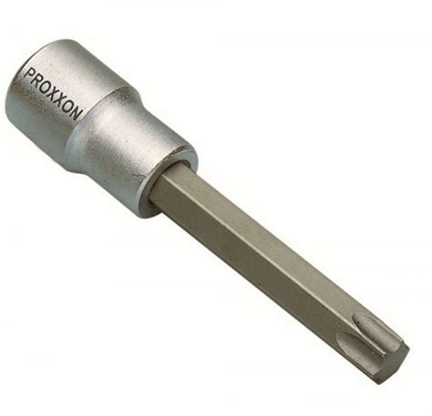 PROXXON 23495 TORX Einsatz Bit TX40 100mm Lang Antrieb 12 5mm 1 2