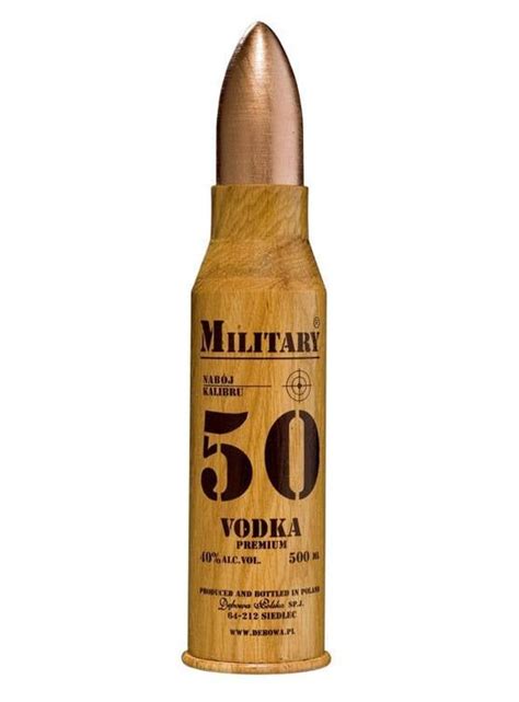 Military Bullet Vodka Premium Club Vodka