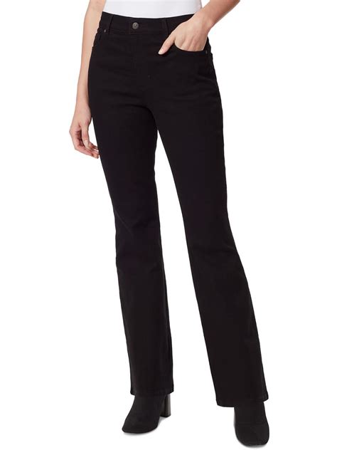 Gloria Vanderbilt Amanda Denim Whisker Wash Bootcut Jeans Multi Editorialist