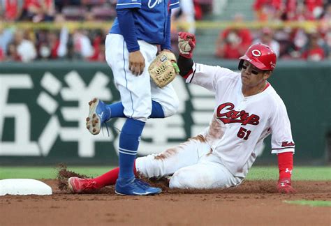 広島・小園 開幕戦以来の1番、打って走って躍動 「1点をもぎ取れるようにやっていけたら」― スポニチ Sponichi Annex 野球