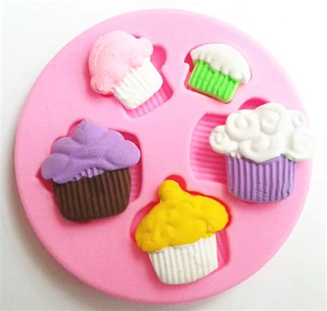 Design 858 Muffin Cup Desserts Silicone Fondant Moldsugar Mold