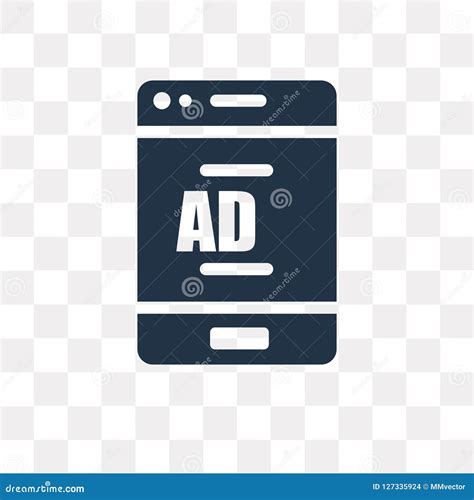 Advertising Vector Icon Isolated on Transparent Background, Advertising