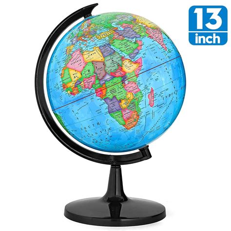 Bshapplus® 13 World Globeglobe For Kidsworld Globe With Standworld