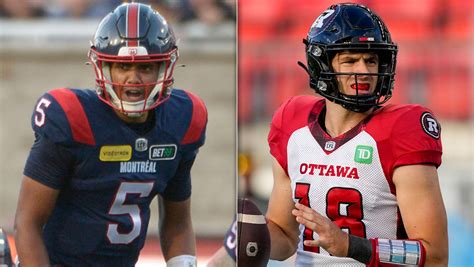 Les Alouettes Et Le Rouge Et Noir Croisent Le Fer Ottawa Lcf Ca