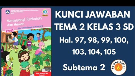 Kunci Jawaban Tematik Tema Kelas Halaman Bagaimana