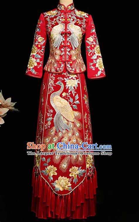 Chinese Classical Phoenix Wedding Dress