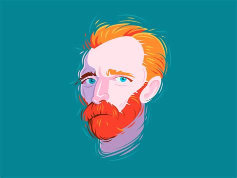 Van Gogh | Van gogh portraits, Van gogh, Graphic illustration