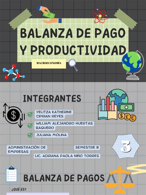 Diapositivas Macroeconomía Pdf Balance De Pagos Producto Interno Bruto