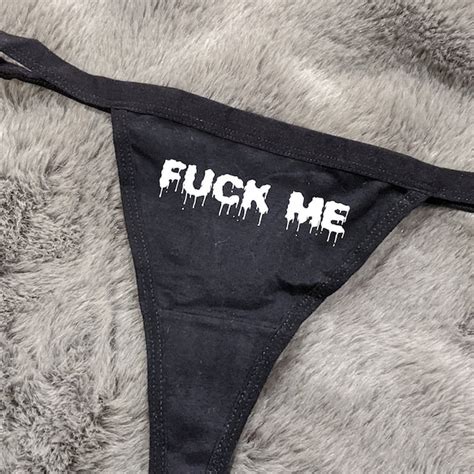 Fuck Me Panties Etsy Uk