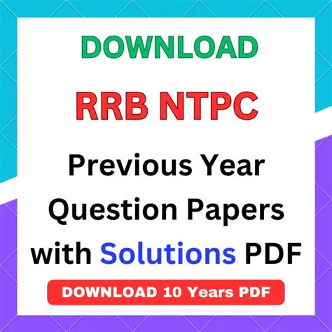 Rrb Ntpc Previous Year Question Paper With Solution Pdf