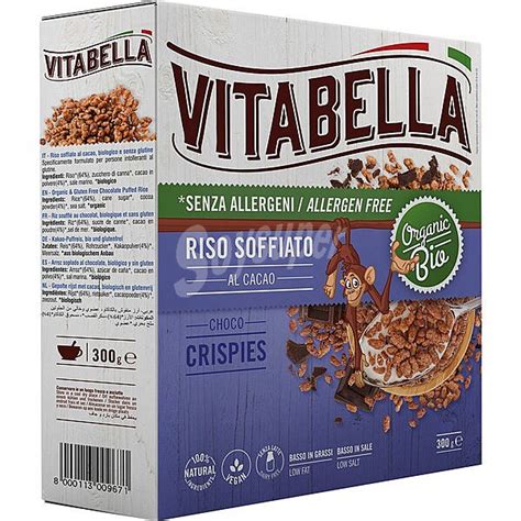 Vitabella Arroz inflado con chocolate sin gluten ecológico y sin