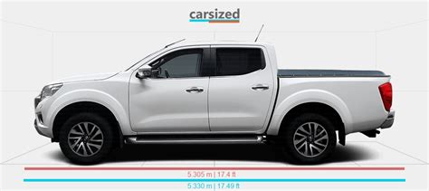 Dimensions Nissan Navara 2014 Present Vs Mitsubishi L200 2019 Present