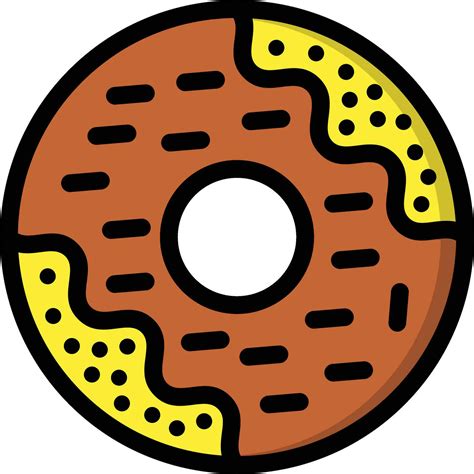 Doughnut Vector Icon Design Illustration 33871226 Vector Art At Vecteezy