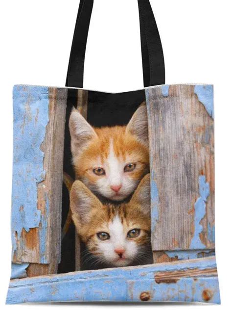 Cat Canvas Tote Bag | Bene Bags