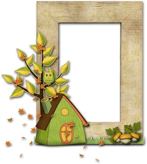 Fall Art Transparent Frame | Gallery Yopriceville - High-Quality Free Images and Transparent PNG ...