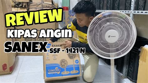 CARA MEMASANG KIPAS ANGIN SANEX BERDIRI 14 Fan 2in1 YouTube