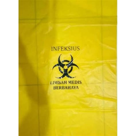 Jual Plastik Kuning Plastik Sampah Infeksius 60 X 100 ISI 23 PCS