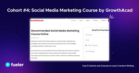 Top 5 Cohorts And Courses To Learn Social Media Marketing