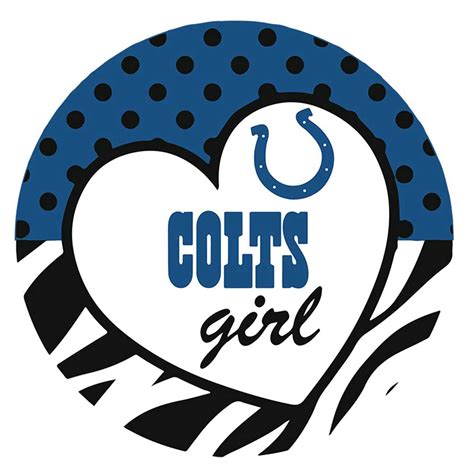 Colts Girl Svg Nfl Svg Cricut File Clipart Indianapolis Inspire